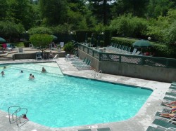 recreational center outdoor pool