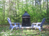 outdoor fireplace for smores